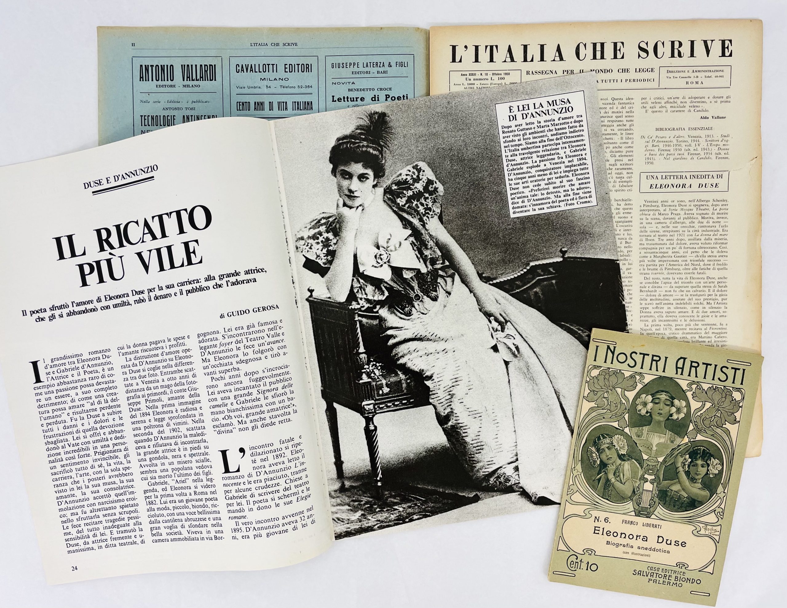 ELEONORA DUSE AND GABRIELE D’ANNUNZIO